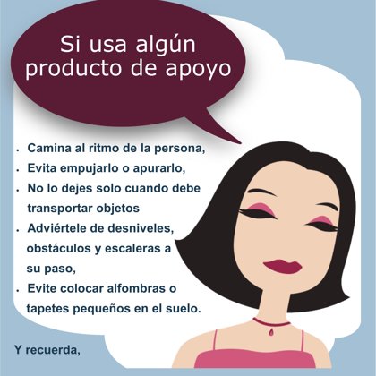 Si usa algún producto de apoyo