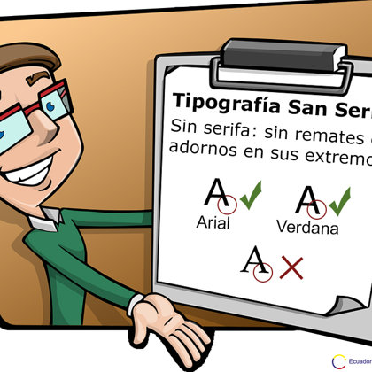 Tipografía Sans Serif