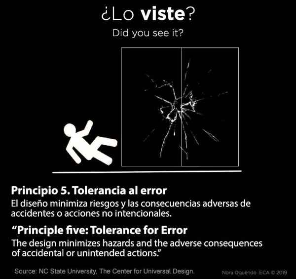 Principio 5. Tolerancia al error