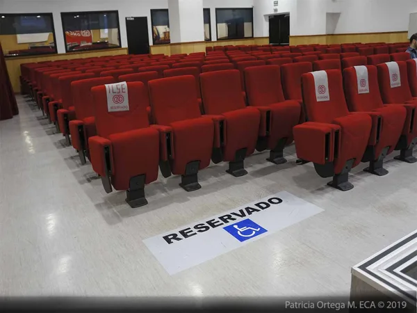 Auditorio accesible en sede de Fundación ONCE