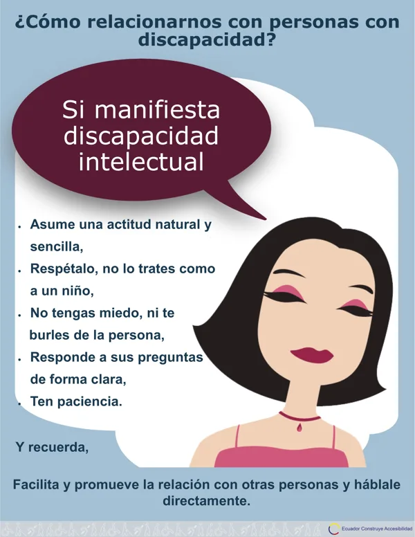 Si manifiesta discapacidad intelectual